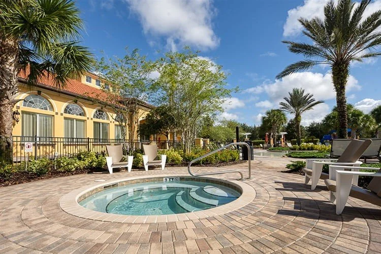 Watersong Resort — spa and pool deck.