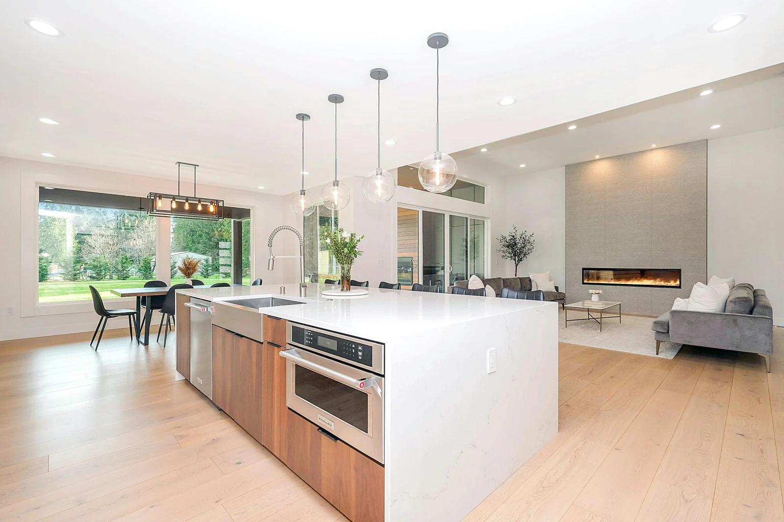 Full home makeover in progress with open-plan living area redesign