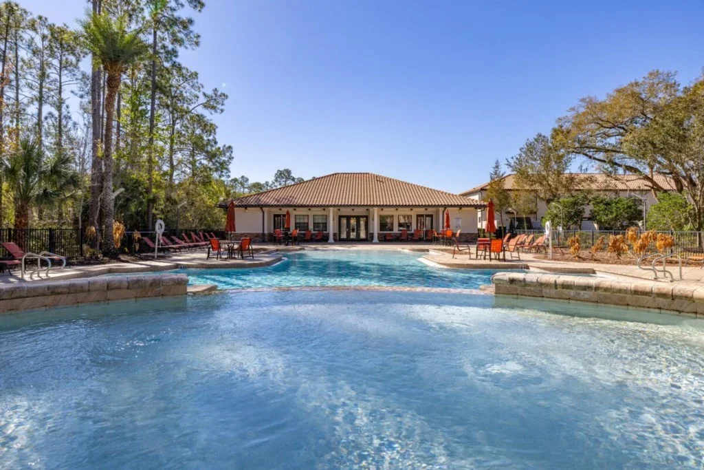 The Fountains at ChampionsGate community pool and clubhouse