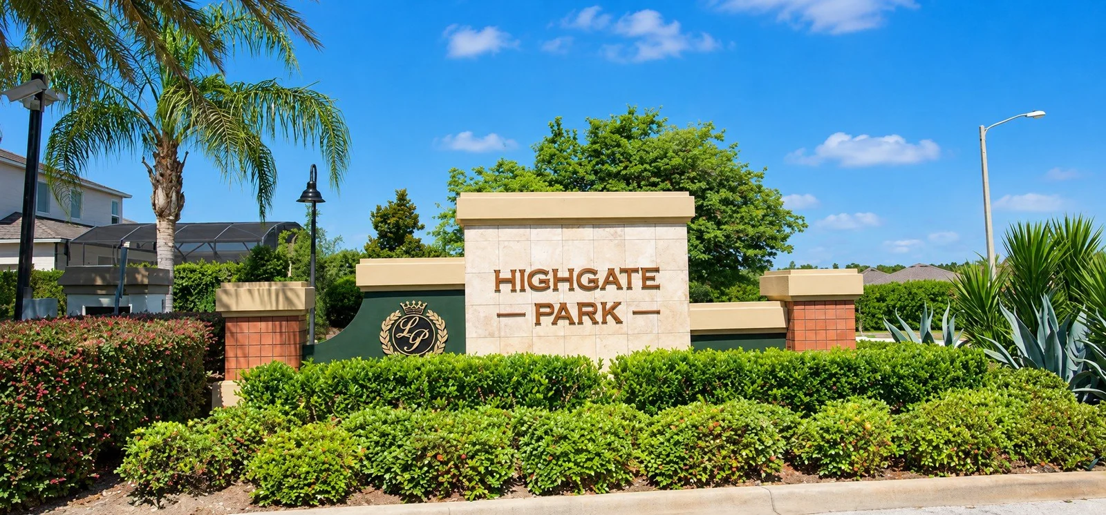 Highgate Park entrance sign